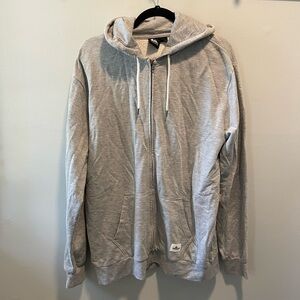 Quicksilver Zip Up Hoodie XL Mens Gray Full Zipper
